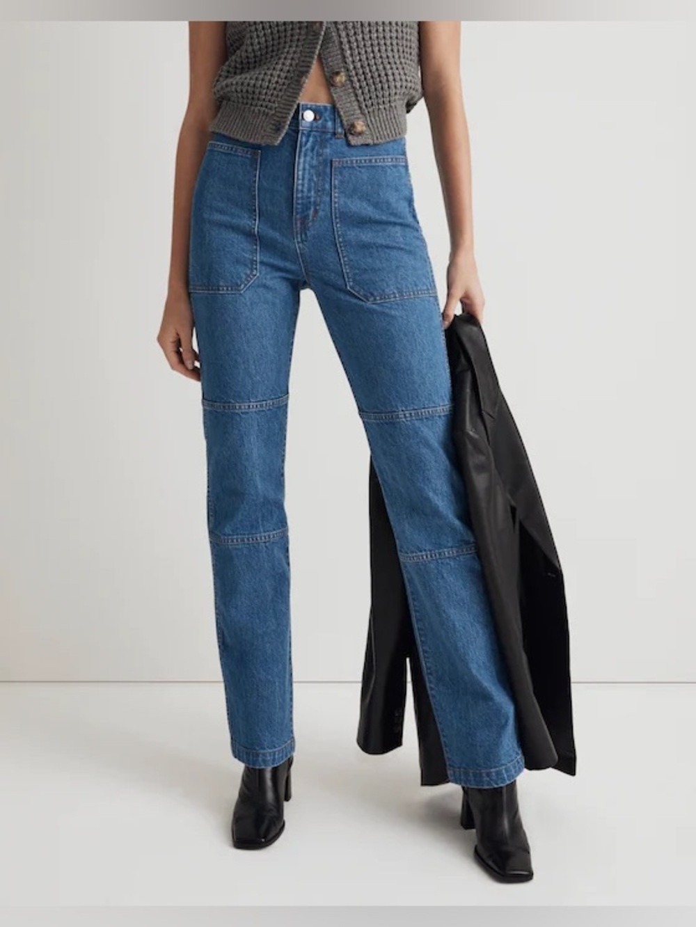 Madewell ‘90s Straight Cargo Jean in Fenwood Wash